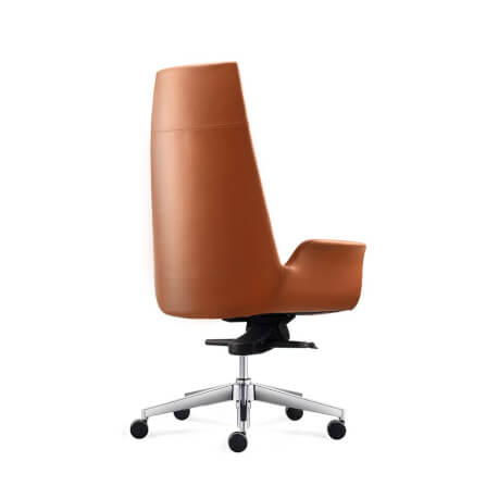 เก้าอี้ผู้บริหารหนังแท้ DF PROCHAIR รุ่น Rise Chair สีน้ำตาล_5